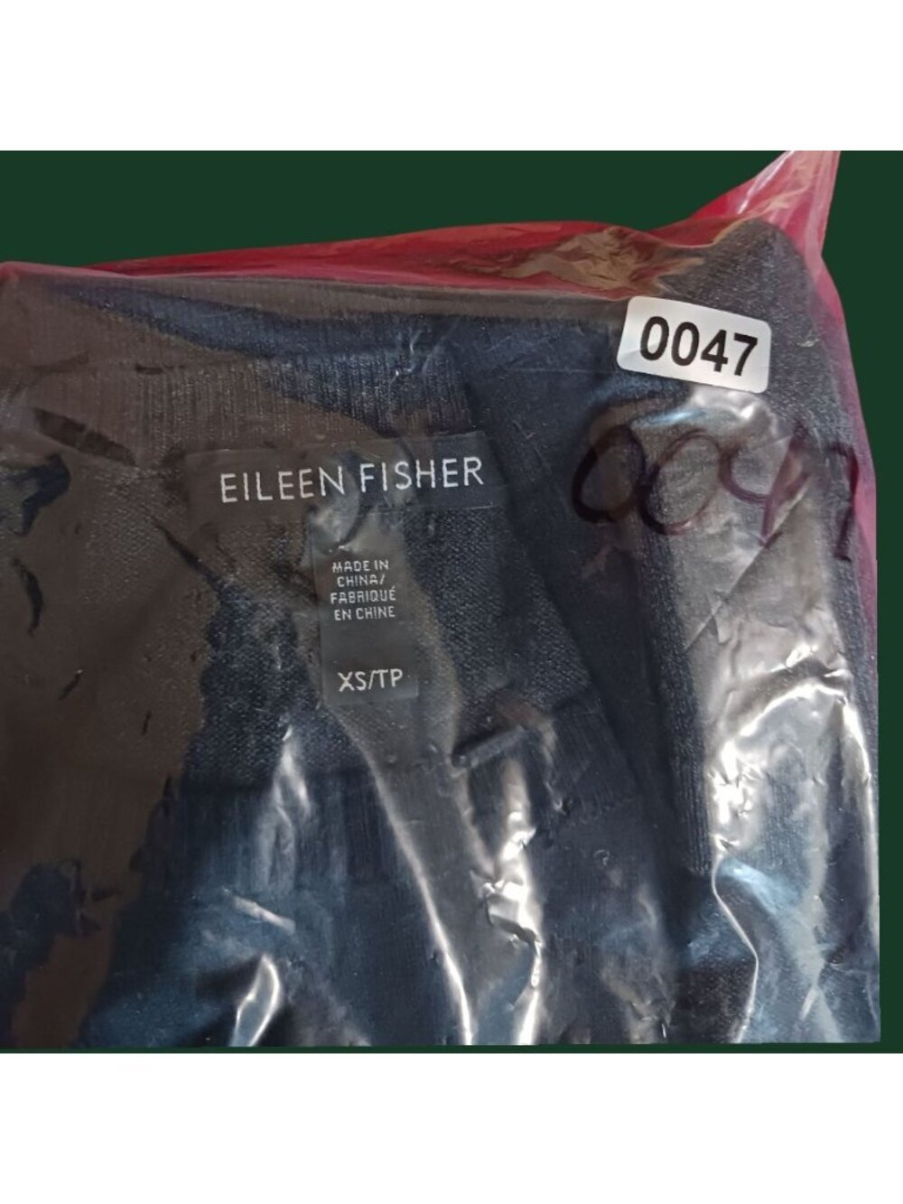 Eileen Fisher Womens Tunic Color Block Crewneck Long Sleeve Gray Xsmall - Picture 8 of 9